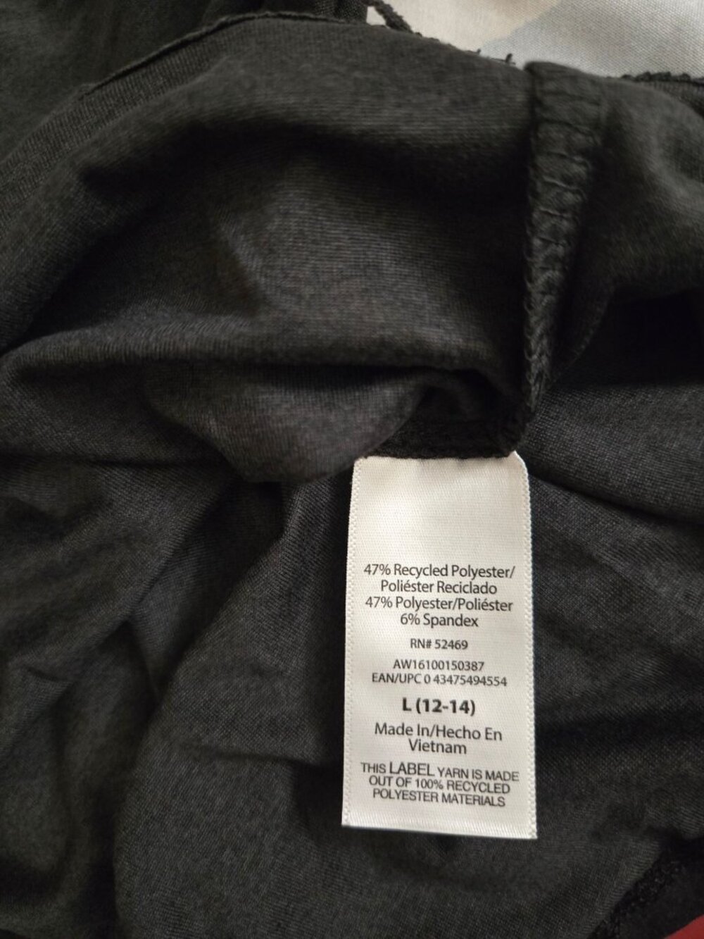 Athletic Works Women’s Black Moisture‑Wicking Tank Top – Size Large (12-14) NWT - Picture 5 of 5